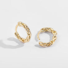 Load image into Gallery viewer, Punk Rock Gold Color Clip Earrings No Piercing Trendy Link Chain Earcuffs Statement Cartilage Earrings for Women Party Jewelry
