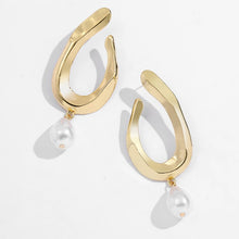 Load image into Gallery viewer, Punk Rock Gold Color Clip Earrings No Piercing Trendy Link Chain Earcuffs Statement Cartilage Earrings for Women Party Jewelry
