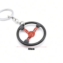 Load image into Gallery viewer, Creative gift car metal keychain turbo gear hub pendant brake disc shock absorber Pendant

