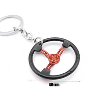 Load image into Gallery viewer, Creative gift car metal keychain turbo gear hub pendant brake disc shock absorber Pendant
