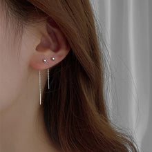 Load image into Gallery viewer, Long Tassel Butterfly Drop Earrings Silver Color 2020 Fashion Hanging Women Earrings Summer Jewelry Girls Party Gift
