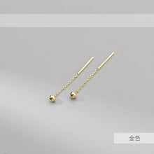 Load image into Gallery viewer, Long Tassel Butterfly Drop Earrings Silver Color 2020 Fashion Hanging Women Earrings Summer Jewelry Girls Party Gift
