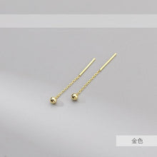 Load image into Gallery viewer, Long Tassel Butterfly Drop Earrings Silver Color 2020 Fashion Hanging Women Earrings Summer Jewelry Girls Party Gift

