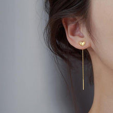 Load image into Gallery viewer, Long Tassel Butterfly Drop Earrings Silver Color 2020 Fashion Hanging Women Earrings Summer Jewelry Girls Party Gift
