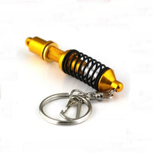 Load image into Gallery viewer, Creative gift car metal keychain turbo gear hub pendant brake disc shock absorber Pendant

