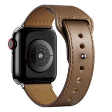 Load image into Gallery viewer, Leather strap For Apple watch band 44mm 40mm 42mm 38mm 44 mm Smartwatch Accessories wristband bracelet iWatch 3 4 5 SE 6 7
