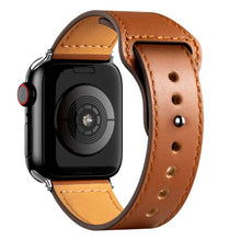 Load image into Gallery viewer, Leather strap For Apple watch band 44mm 40mm 42mm 38mm 44 mm Smartwatch Accessories wristband bracelet iWatch 3 4 5 SE 6 7
