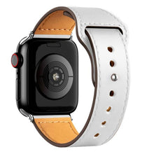 Load image into Gallery viewer, Leather strap For Apple watch band 44mm 40mm 42mm 38mm 44 mm Smartwatch Accessories wristband bracelet iWatch 3 4 5 SE 6 7
