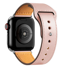 Load image into Gallery viewer, Leather strap For Apple watch band 44mm 40mm 42mm 38mm 44 mm Smartwatch Accessories wristband bracelet iWatch 3 4 5 SE 6 7
