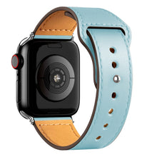 Load image into Gallery viewer, Leather strap For Apple watch band 44mm 40mm 42mm 38mm 44 mm Smartwatch Accessories wristband bracelet iWatch 3 4 5 SE 6 7
