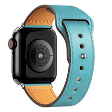 Load image into Gallery viewer, Leather strap For Apple watch band 44mm 40mm 42mm 38mm 44 mm Smartwatch Accessories wristband bracelet iWatch 3 4 5 SE 6 7
