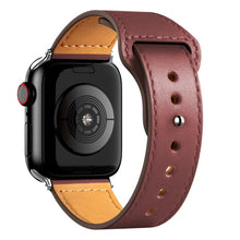 Load image into Gallery viewer, Leather strap For Apple watch band 44mm 40mm 42mm 38mm 44 mm Smartwatch Accessories wristband bracelet iWatch 3 4 5 SE 6 7
