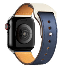 Load image into Gallery viewer, Leather strap For Apple watch band 44mm 40mm 42mm 38mm 44 mm Smartwatch Accessories wristband bracelet iWatch 3 4 5 SE 6 7
