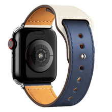 Load image into Gallery viewer, Leather strap For Apple watch band 44mm 40mm 42mm 38mm 44 mm Smartwatch Accessories wristband bracelet iWatch 3 4 5 SE 6 7

