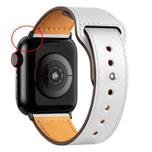 Load image into Gallery viewer, Leather strap For Apple watch band 44mm 40mm 42mm 38mm 44 mm Smartwatch Accessories wristband bracelet iWatch 3 4 5 SE 6 7
