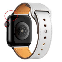 Load image into Gallery viewer, Leather strap For Apple watch band 44mm 40mm 42mm 38mm 44 mm Smartwatch Accessories wristband bracelet iWatch 3 4 5 SE 6 7
