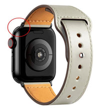 Load image into Gallery viewer, Leather strap For Apple watch band 44mm 40mm 42mm 38mm 44 mm Smartwatch Accessories wristband bracelet iWatch 3 4 5 SE 6 7
