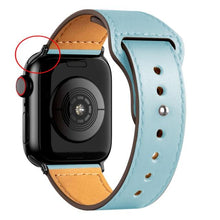 Load image into Gallery viewer, Leather strap For Apple watch band 44mm 40mm 42mm 38mm 44 mm Smartwatch Accessories wristband bracelet iWatch 3 4 5 SE 6 7

