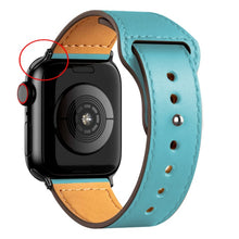 Load image into Gallery viewer, Leather strap For Apple watch band 44mm 40mm 42mm 38mm 44 mm Smartwatch Accessories wristband bracelet iWatch 3 4 5 SE 6 7
