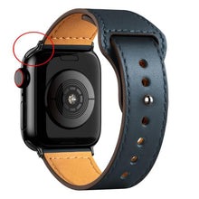 Load image into Gallery viewer, Leather strap For Apple watch band 44mm 40mm 42mm 38mm 44 mm Smartwatch Accessories wristband bracelet iWatch 3 4 5 SE 6 7

