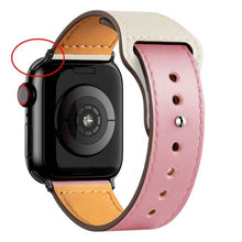 Load image into Gallery viewer, Leather strap For Apple watch band 44mm 40mm 42mm 38mm 44 mm Smartwatch Accessories wristband bracelet iWatch 3 4 5 SE 6 7
