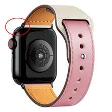 Load image into Gallery viewer, Leather strap For Apple watch band 44mm 40mm 42mm 38mm 44 mm Smartwatch Accessories wristband bracelet iWatch 3 4 5 SE 6 7
