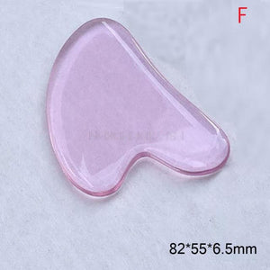 1 Pieces SPA Massage Beeswax Guasha Scraping Massage Scraper Face Massager Acupuncture Gua Sha Board