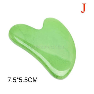 1 Pieces SPA Massage Beeswax Guasha Scraping Massage Scraper Face Massager Acupuncture Gua Sha Board