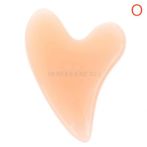 1 Pieces SPA Massage Beeswax Guasha Scraping Massage Scraper Face Massager Acupuncture Gua Sha Board