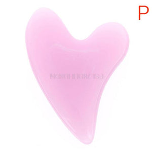 1 Pieces SPA Massage Beeswax Guasha Scraping Massage Scraper Face Massager Acupuncture Gua Sha Board