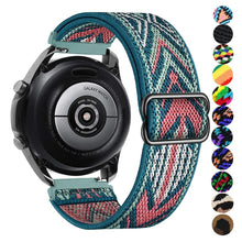 Load image into Gallery viewer, Nylon strap For Samsung Galaxy watch 4/classic/3/Active 2/Gear S3/amazfit Adjustable Elastic bracelet Huawei GT 2/2e/Pro band
