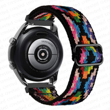 Load image into Gallery viewer, Nylon strap For Samsung Galaxy watch 4/classic/3/Active 2/Gear S3/amazfit Adjustable Elastic bracelet Huawei GT 2/2e/Pro band
