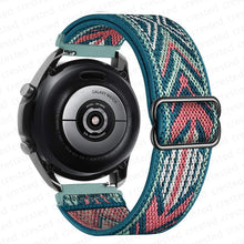 Load image into Gallery viewer, Nylon strap For Samsung Galaxy watch 4/classic/3/Active 2/Gear S3/amazfit Adjustable Elastic bracelet Huawei GT 2/2e/Pro band
