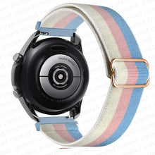 Load image into Gallery viewer, Nylon strap For Samsung Galaxy watch 4/classic/3/Active 2/Gear S3/amazfit Adjustable Elastic bracelet Huawei GT 2/2e/Pro band
