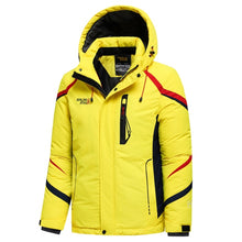 Load image into Gallery viewer, Men Winter New Outdoor Jet Ski Premium Snow Warm Parkas Jacket Coat Men Outwear Casual Hooded Waterproof Thick Fleece Parka Men
