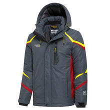 Load image into Gallery viewer, Men Winter New Outdoor Jet Ski Premium Snow Warm Parkas Jacket Coat Men Outwear Casual Hooded Waterproof Thick Fleece Parka Men
