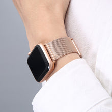 Load image into Gallery viewer, Strap For Apple Watch Series 6 7 Band SE 44mm 40mm iWatch 5 4 Milanese Strap For Applewatch 3 42mm 38mm Stainless Steel Bracelet
