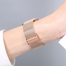 Load image into Gallery viewer, Strap For Apple Watch Series 6 7 Band SE 44mm 40mm iWatch 5 4 Milanese Strap For Applewatch 3 42mm 38mm Stainless Steel Bracelet
