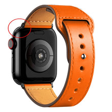 Load image into Gallery viewer, Leather strap For Apple watch band 44mm 40mm 42mm 38mm 44 mm Smartwatch Accessories wristband bracelet iWatch 3 4 5 SE 6 7
