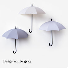 Load image into Gallery viewer, Non-marking punch-free umbrella hook self-adhesive hook wall door clothing hanger key debris hook bathroom kitchen sticky rack
