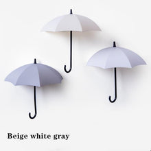 Load image into Gallery viewer, Non-marking punch-free umbrella hook self-adhesive hook wall door clothing hanger key debris hook bathroom kitchen sticky rack
