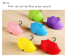 Load image into Gallery viewer, Non-marking punch-free umbrella hook self-adhesive hook wall door clothing hanger key debris hook bathroom kitchen sticky rack
