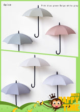 Load image into Gallery viewer, Non-marking punch-free umbrella hook self-adhesive hook wall door clothing hanger key debris hook bathroom kitchen sticky rack
