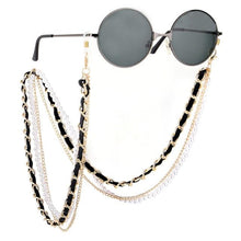 Load image into Gallery viewer, kissme Sunglasses Masking Chains For Women Multiple Acrylic Pearl Crystal Eyeglasses Chains 2021 New Fashion Jewelry Wholesale
