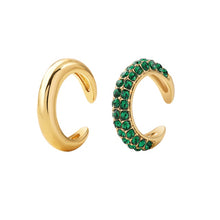 Load image into Gallery viewer, 2021 New Fashion Pearl Ear Cuff Bohemia Stackable C Shaped CZ Rhinestone Small Earcuffs Clip Earrings for Women Wedding Jewelry
