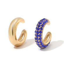 Load image into Gallery viewer, 2021 New Fashion Pearl Ear Cuff Bohemia Stackable C Shaped CZ Rhinestone Small Earcuffs Clip Earrings for Women Wedding Jewelry
