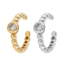 Load image into Gallery viewer, 2021 New Fashion Pearl Ear Cuff Bohemia Stackable C Shaped CZ Rhinestone Small Earcuffs Clip Earrings for Women Wedding Jewelry
