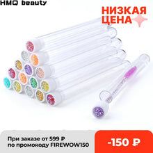 Load image into Gallery viewer, Reusable Eyebrow Brush Tube Disposable Eyelash Brush Eyebrow Brush Replaceable Dust-proof Sparkling Broken Diamond Makeup Brush
