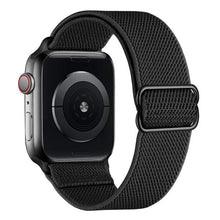 Load image into Gallery viewer, Scrunchie Strap for Apple watch band 44mm 40mm 45mm 41mm 38mm 42mm Elastic Nylon solo Loop bracelet iWatch series 3 4 5 6 se 7
