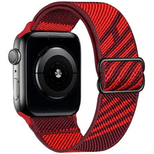 Load image into Gallery viewer, Scrunchie Strap for Apple watch band 44mm 40mm 45mm 41mm 38mm 42mm Elastic Nylon solo Loop bracelet iWatch series 3 4 5 6 se 7
